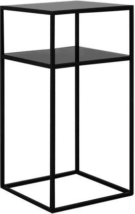 Metall-Beistelltisch Tensio in Schwarz