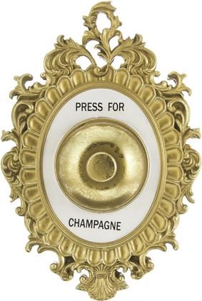 Wandobjekt Bell Press for Champagne