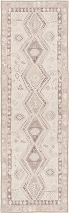 Kelimläufer Ana Aztec mit Ethnomuster in Beige