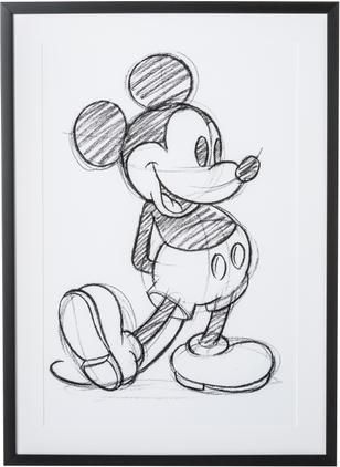 Digitálna tlač s rámom Mickey