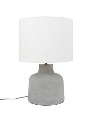 Moderná stolová lampa s betónovým podstavcom Ike