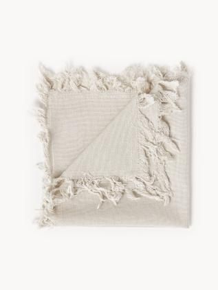 Cloth napkins Nalia with fringes, 2 pieces