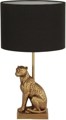 Design Tischlampe Leopard
