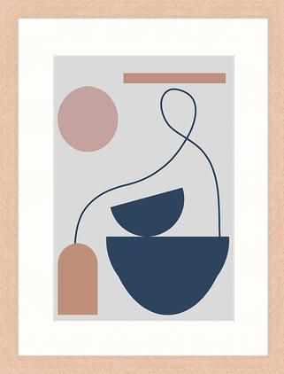 Lámina decorativa Abstract Composition