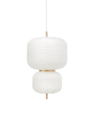 Dizajnová závesná lampa z ryžového papiera Misaki