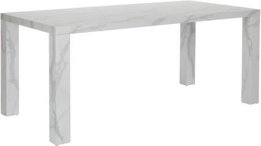 Esstisch Carl in Marmoroptik, 180 x 90 cm