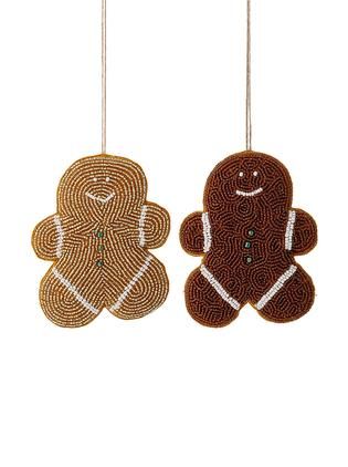 Baumanhänger-Set Cookie H 13 cm, 2 Stück