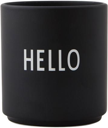 Taza con frase de diseño Favourite HELLO
