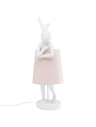 Große Design Tischlampe Rabbit in Rosa