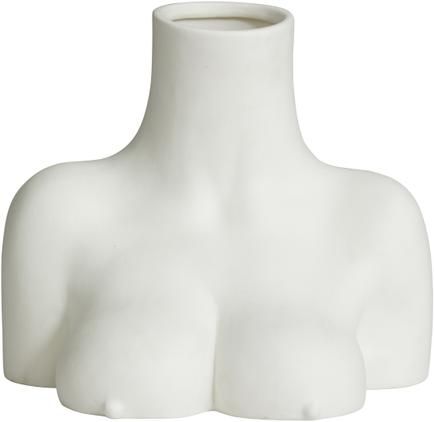 Design-Vase Avaji in Weiß