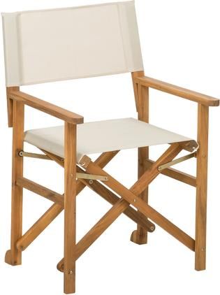 Silla plegable de madera Zoe