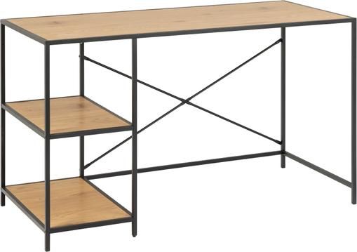 Schreibtisch Seaford aus Holz und Metall