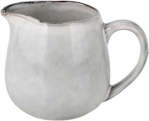 Handgemachtes Milchkännchen Nordic Sand aus Steingut, 300 ml