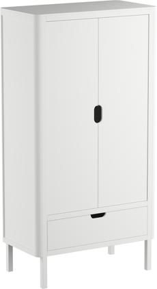 Holz-Kleiderschrank Classic mit 2 Drehtüren