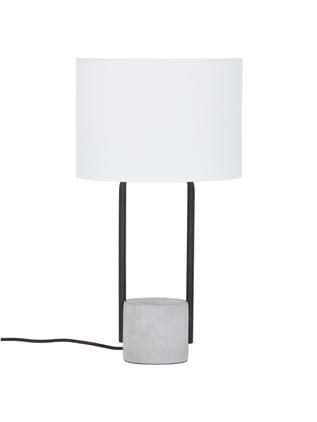 Große Tischlampe Pipero mit Betonfuß