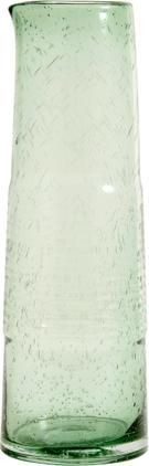 Mundgeblasene Glaskaraffe Greenie in Grün, 1.3 L
