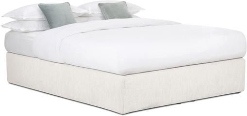 Boxspringbett Enya ohne Kopfteil in Greige