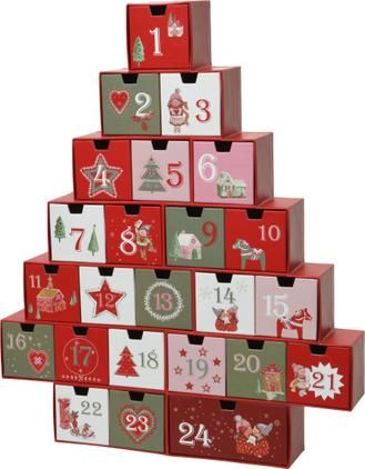 Adventskalender Riko H 44 cm