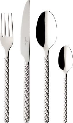 Besteck-Set Montauk in Silber, 6 Personen (24-tlg.)