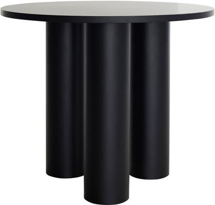 Runder Tisch Colette in Schwarz, matt