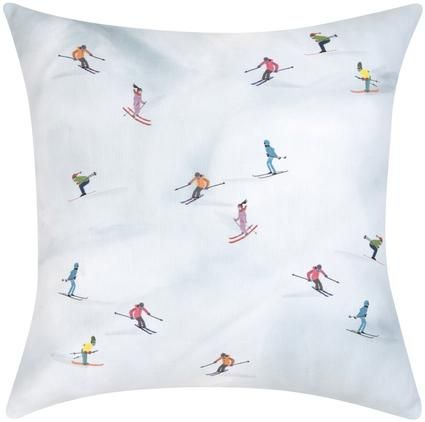 Designer Kissenhülle Ski von Kera Till