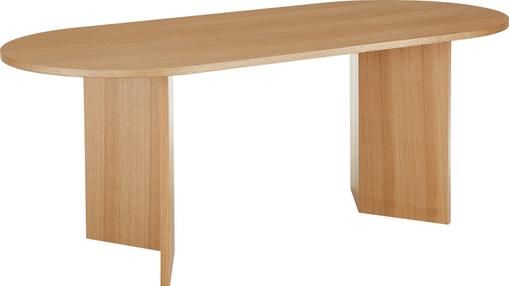 Ovaler Esstisch Toni aus Holz, 200 x 90 cm