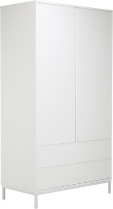 Kleiderschrank Ikaro in Weiss, 2-türig