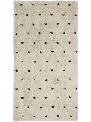 Flauschiger Hochflor-Teppich Ayana, gepunktet