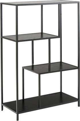 Standregal Seaford aus Holz und Metall