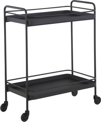 Metall-Servierwagen Barclay in Schwarz
