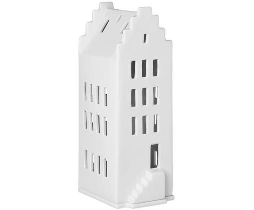 Photophore maison porcelaine blanc Living