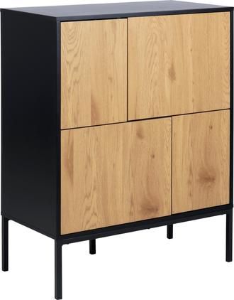 Kommode Seaford aus Holz und Metall