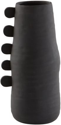 Design-Vase Stila in Schwarz