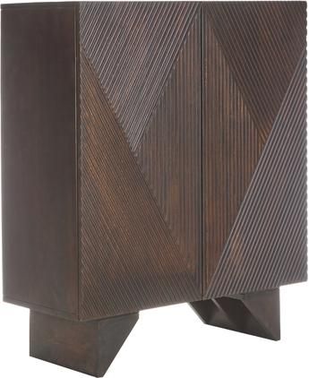 Highboard Louis aus massivem Mangoholz mit Türen