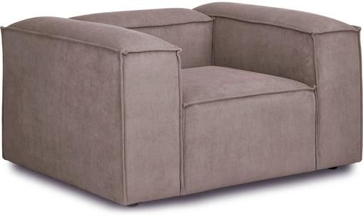 Sessel Lennon in Braun aus Cord