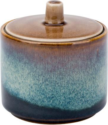 Azucarero artesanal de porcelana Quintana