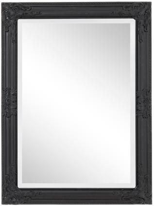 Specchio da parete con cornice in legno nero Miro