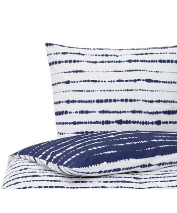 Perkal-Wendebettwäsche Remi aus Bio-Baumwolle mit Tie-Dye-Print