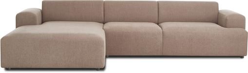 Ecksofa Melva (4-Sitzer) in Braun