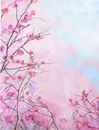 Stampa su tela Sakura Floral