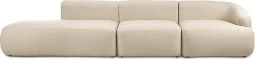 Modulare Ottomane Sofia in dunklem Beige