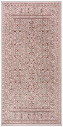 Gemusterter In- u0026 Outdoor-Teppich Jaffa in Rot