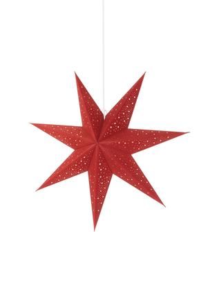 Samt-Weihnachtsstern Orby in Rot