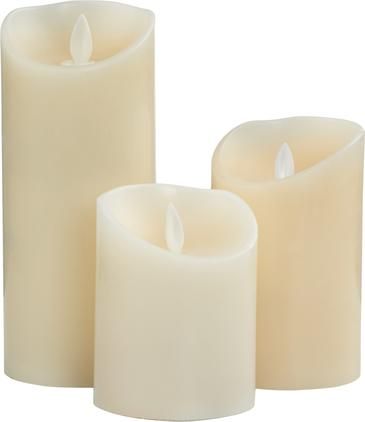 LED-Kerzen Glowing Flame, 3-tlg.