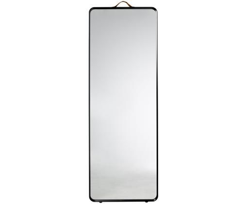 Eckiger Wandspiegel Norm mit schwarzem Aluminiumrahmen