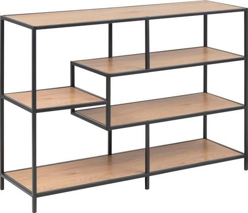 Standregal Seaford aus Holz und Metall