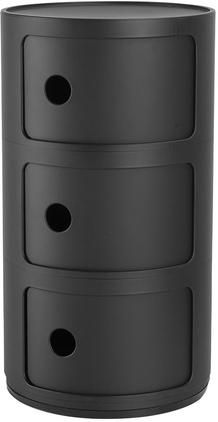 Design Container Componibili 3 Modules in Schwarz