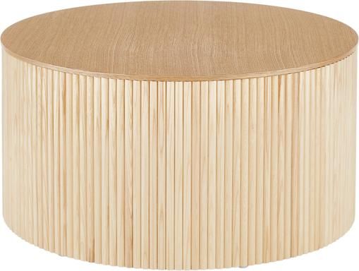 Runder Couchtisch Nele mit Stauraum