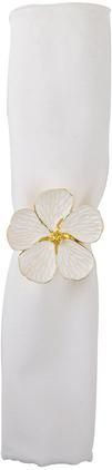 Serviettenringe Fleur mit Blumenmotiv, 4 Stück