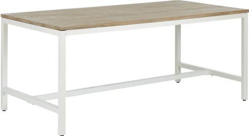 Tavolo con piano in legno massello Raw